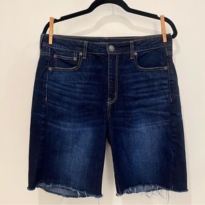 American Eagle Tomboy Bermuda Denim Shorts- size 8